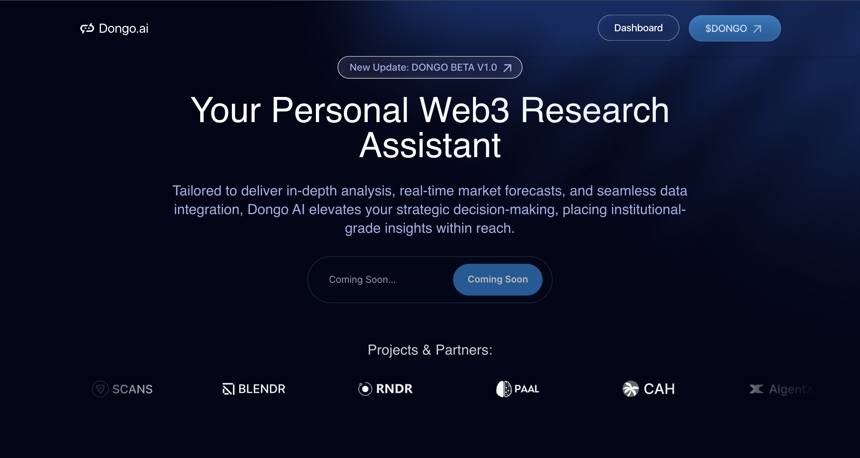 Dongo.ai - Web3 Research